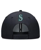 Nike Men's Navy Seattle Mariners Rise Gaberdine Adjustable Hat