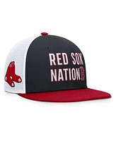 Nike Men's Navy/Red Boston Red Sox Pro Trucker Snapback Hat