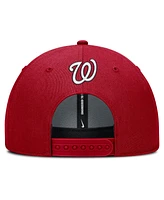 Nike Men's Red Washington Nationals Rise Gaberdine Adjustable Hat