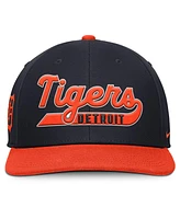 Nike Men's Navy/Orange Detroit Tigers Pro Performance Snapback Hat