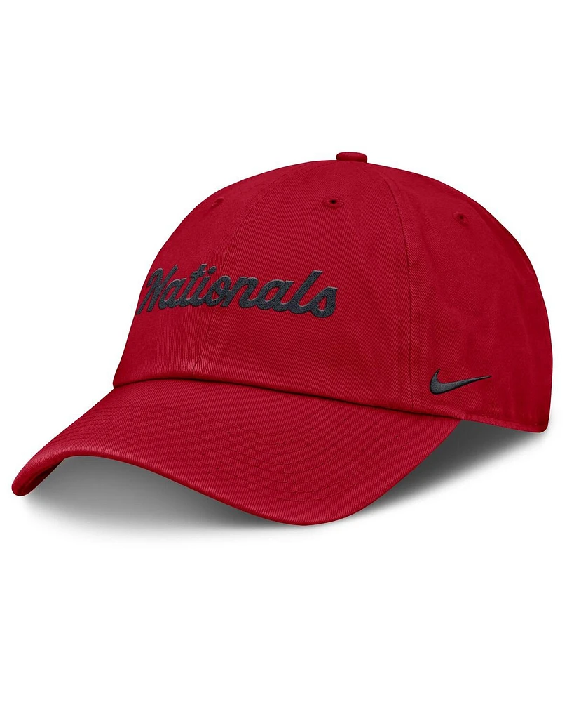 Nike Women's Red Washington Nationals Club Adjustable Hat