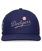 Nike Men's Navy Brooklyn Dodgers Pro Performance Snapback Hat