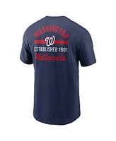 Nike Men's Navy Washington Nationals 2-Hit T-Shirt
