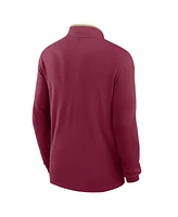 Nike Men's Garnet Florida State Seminoles Victory Performance Half-Zip Top