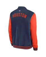 Nike Men's Navy/Orange Houston Astros Authentic Collection Dugout Full-Zip Bomber Jacket