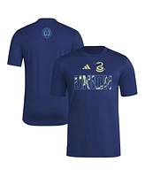 Adidas Men's Navy Philadelphia Union 2025 Jersey Hook Aeroready T-Shirt