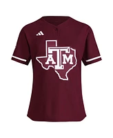 Adidas Women's Maroon Texas A M Aggies Replica Softball Jersey