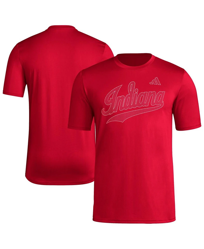 Adidas Men's Crimson Indiana Hoosiers Locker Local Impression T-Shirt