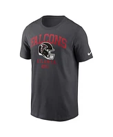 Nike Men's Anthracite Atlanta Falcons Helmet Essential T-Shirt