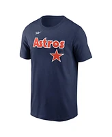 Nike Men's Navy Houston Astros Cooperstown Wordmark T-Shirt