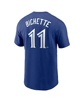 Nike Men's Bo Bichette Royal Toronto Blue Jays Fuse Name Number T-Shirt