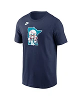 Nike Men's Navy Minnesota Twins Cooperstown Collection Team Logo T-Shirt