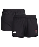 Adidas Women's Black Texas Tech Red Raiders Sideline Aeroready Woven Shorts