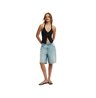 Cotton On Women's Alexa Button Front Halter