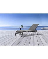 Oval Aluminum Side Table – Elegant Outdoor Accent Table for Patio & Outdoor Spaces