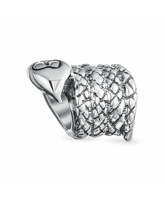 Bling Jewelry Garden Snake Charmer Charm Bead Oxidized .925 Sterling Silver