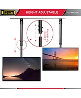 ProMounts Premium Ceiling Tv Mount Fits Most 24-55 inch, Holds 110 lbs