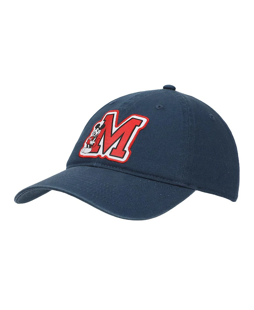 Disney Men's Mickey Mouse M Blue Unstructured Baseball Cap