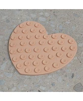 Enrichment Lick Mat: Blush Pink Heart