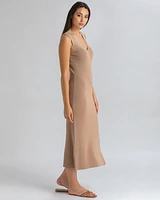Pietro Brunelli Milano Women's Slim-Fit V-Neck Side Slit Dress Dalia