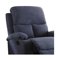 Modern Linen Upholstered Recliner for Home or Office Use