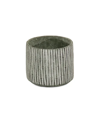 Dot Cement Round Planter – Modern Pot for Indoor & Outdoor Spaces