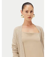 Gobi Cashmere Women's Self-Belt Cashmere Cardigan