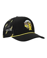 Pokemon Men's Pikachu Thunderbolt Pattern Black Trucker Hat