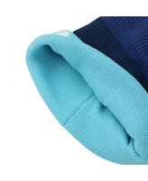 Disney Men's Stitch Ohana Cuff Beanie With Plush Character Pom