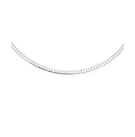 Bling Jewelry Omega Cubetto Chain Snake Flat Choker Necklace Two Tone Gold Plate Stainless Steel