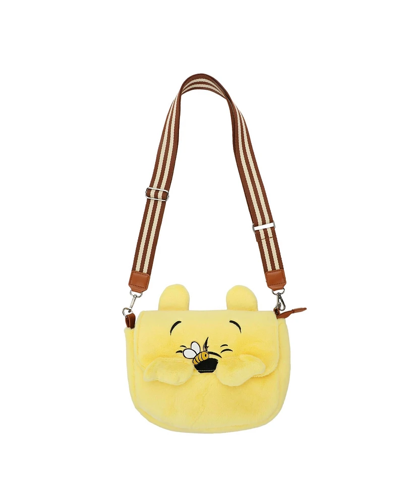 Disney Winnie The Pooh 10 Inch Plush Women's Crossbody Bag