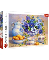 Trefl Red 1000 Piece Puzzle - Blue bouquet / Ddfa