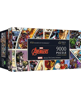 Trefl Prime 9000 Piece Puzzle - Marvel - Across the Comic Universe