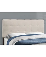 Upholstered Bed Frame with Padded Headboard for Bedroom Comfort