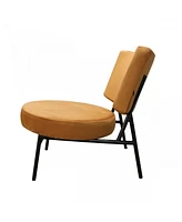 Modern Accent Chair with Rectangle and Circle Design – Unique Statement Piece