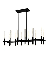 Cwi Lighting 48" Metal Dragonswatch Integrated Led Island Pool Table Light