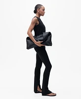 Mango Women's Skinny Slit Pants