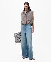 Mango Women's High-Rise Balloon Jeans