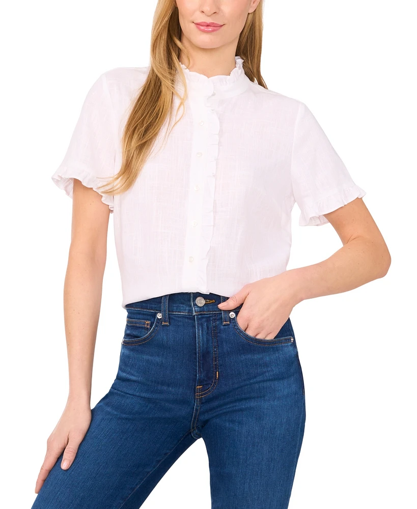 CeCe Women's Short Sleeve Top
