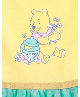 Winnie the Pooh Little Girls Disney Raya and the Last Dragon Mermaid Frozen Nightmare Before Christmas Tulle Dress to