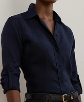 Lauren Ralph 100% Linen Shirt
