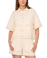 Parker Women's Short-Sleeve Stitched Jacket