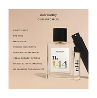 Noteworthy n,144 Brightside Eau de Parfum 100ml – A Bold Blend of Bergamot, Cardamom & Vetiver | Modern Unisex Luxury Fragrance