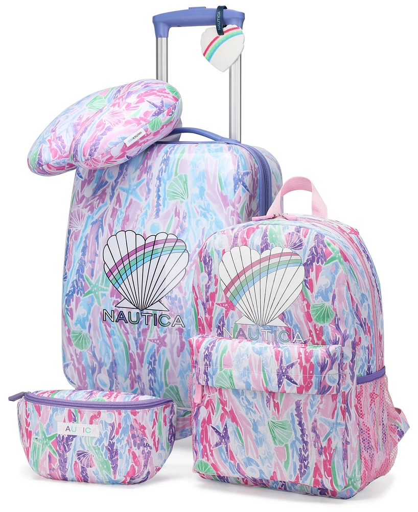 Nautica Kids Adventure 5-Piece Airline Approved Carry-On Luggage Set