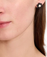 kate spade new york Gold-Tone Petal Puff Floral Stud Earrings