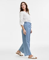 Jones New York Women's Double Patch Pocket Cotton Pants