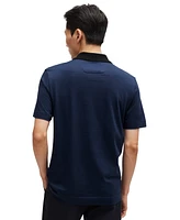 Boss by Hugo Boss Men's Regular-Fit Cotton-Silk Polo