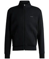 Boss by Hugo Men's Logo Print Zip-Up Sweatshirt