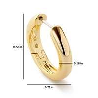Ana Luisa - Gold Hoop Earrings - Giulia Medium