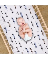 Lambs & Ivy Little Racer 3-Piece Cars/Transportation Baby Crib Bedding Set